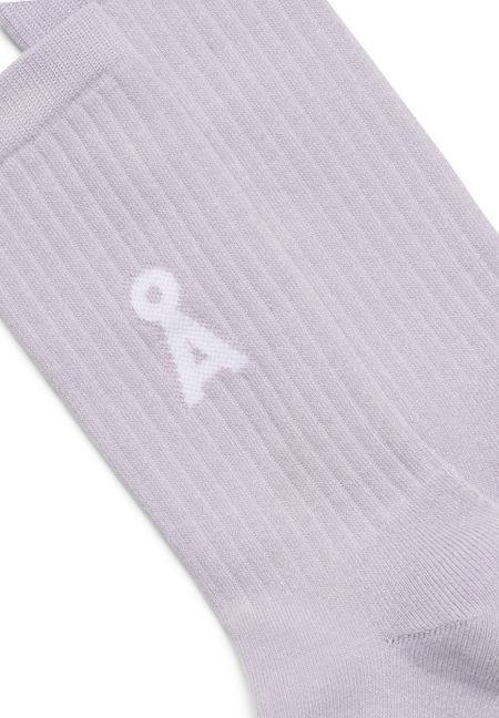 Chaussettes en coton biologique | violet "saamus bold - soft lilac" - Armedangels