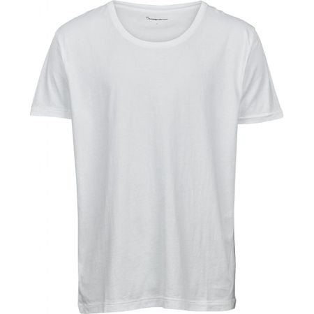 T-shirt en coton bio | blanc "basic tee bright white", Knowledge Cotton Apparel, photo 5