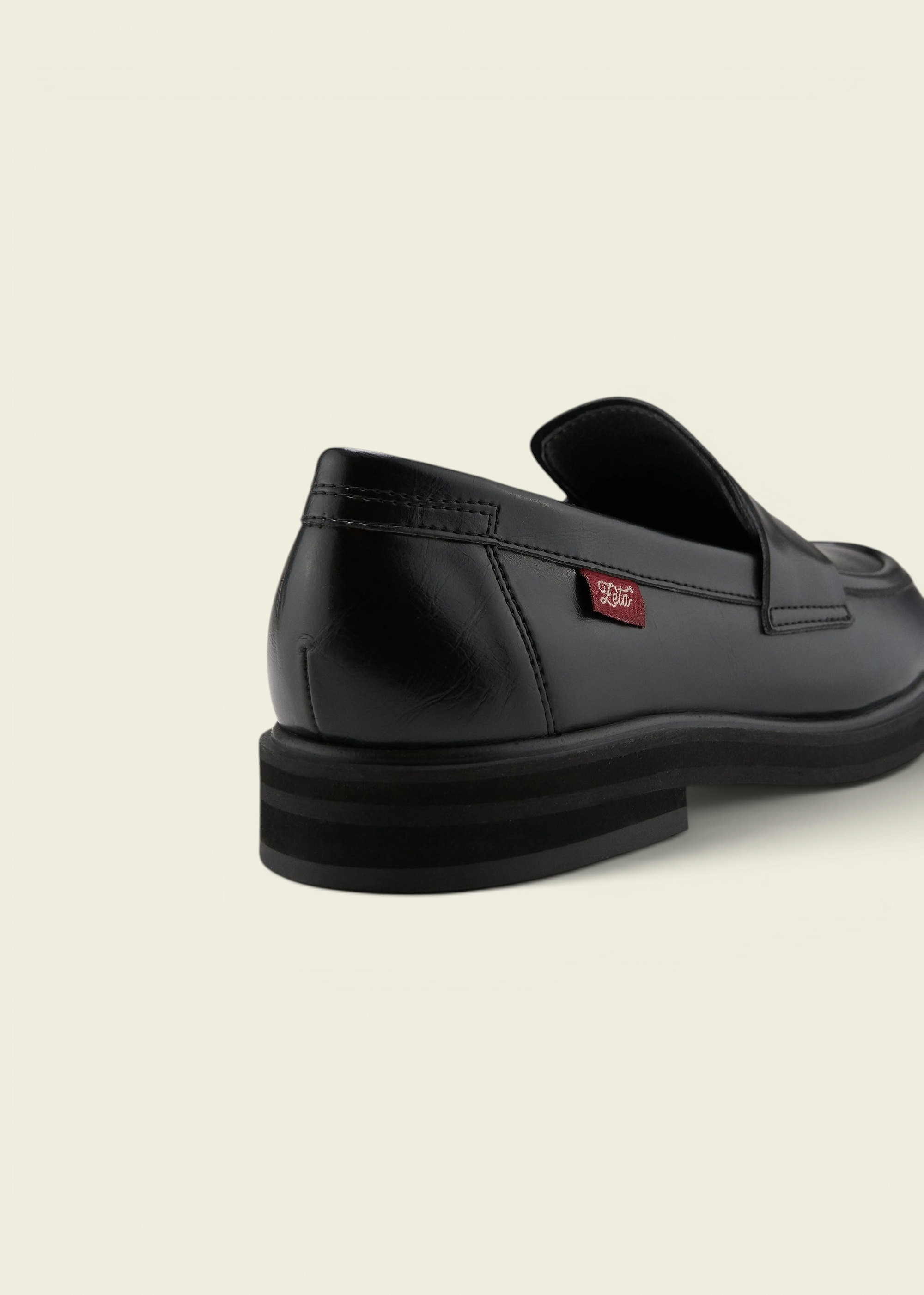 Mocassin en matière végane | noir "Douro", Zèta Shoes, photo 4