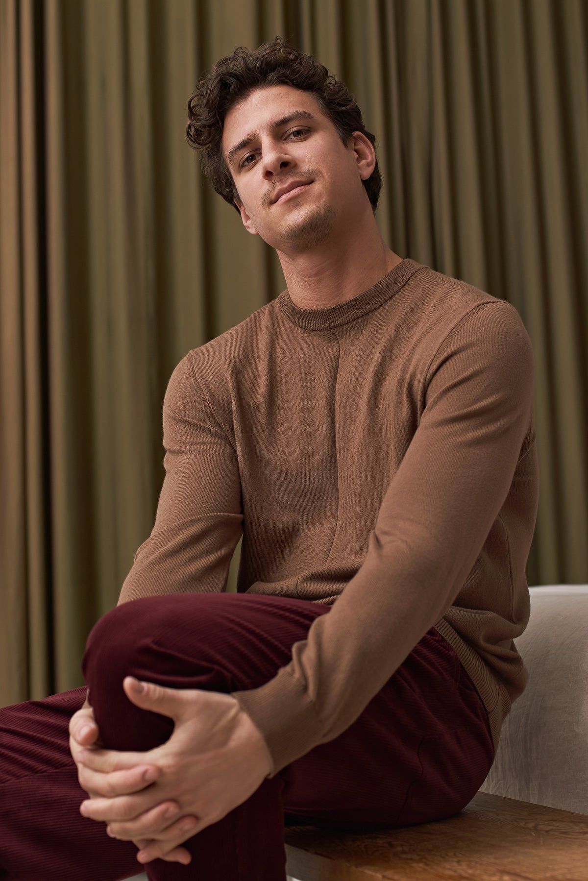 Pullover aus Bio-Baumwolle | Camel "milo jumper eco camel", About Companions, Foto 4
