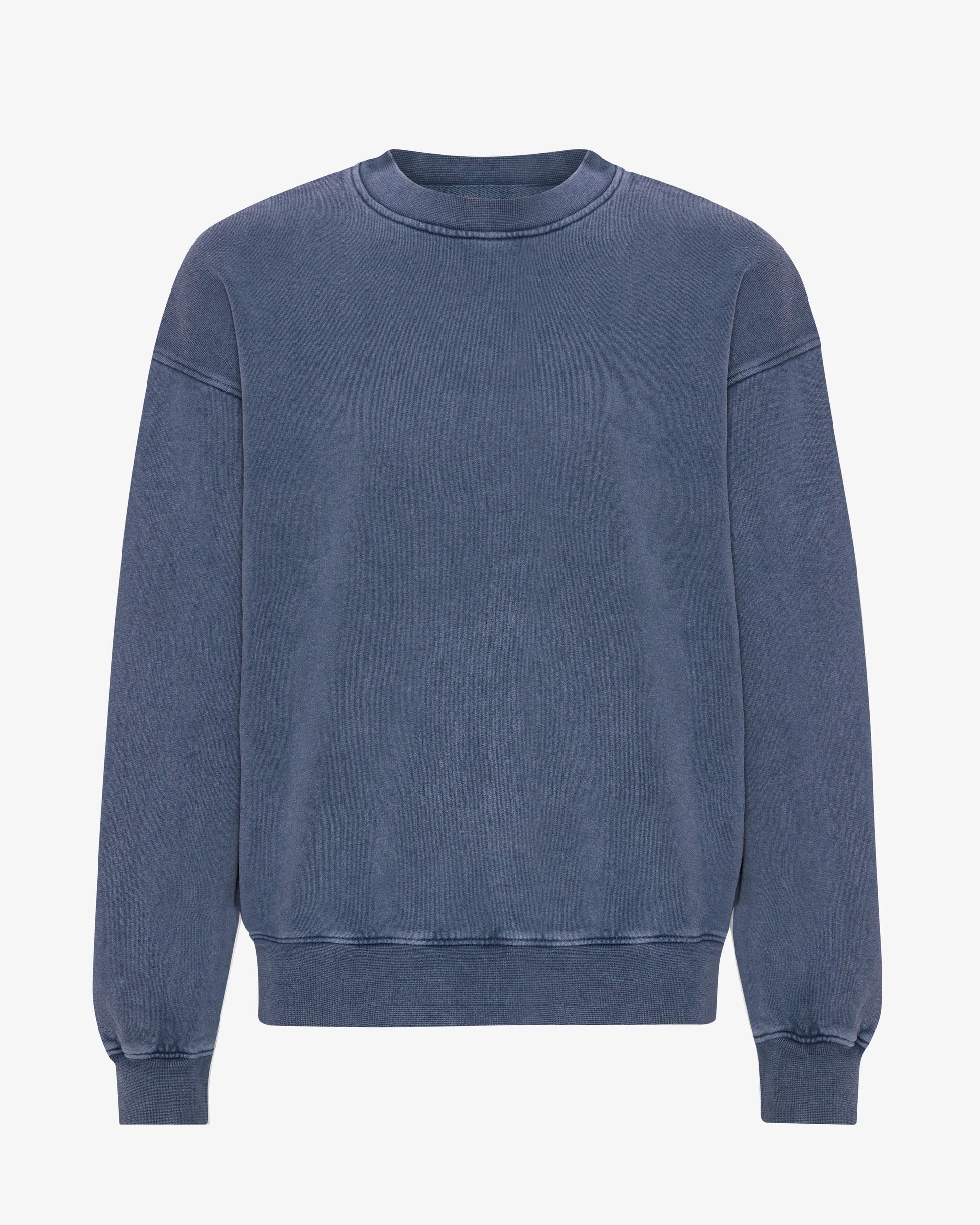 Oversize Sweater aus Bio-Baumwolle | Neptunblau "neptune blue", Colorful Standard, Foto 6