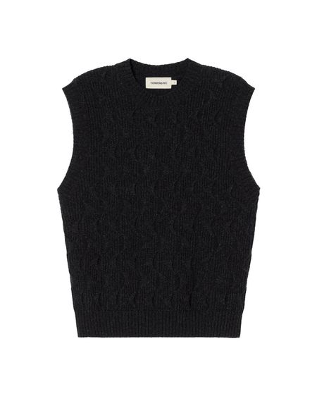 Pull sans manches | gris "marengo luna knitted vest"
