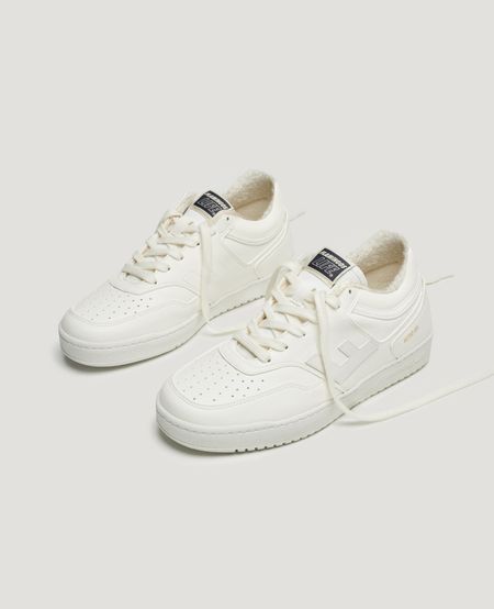 Vegane Sneaker aus recyceltem Material | Weiß "retro 90s all white", Flamingos Life, Foto 2