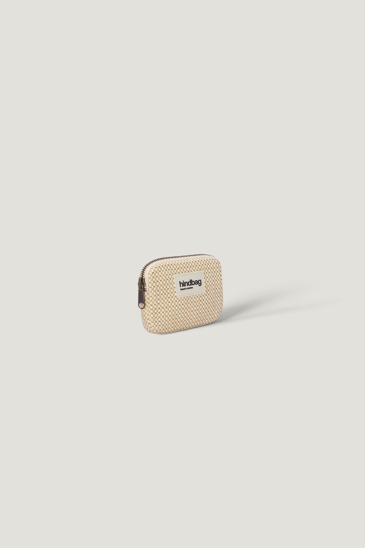 Porte-monnaie en coton bio | tressage nude "lili tressage nude", Hindbag, photo 2