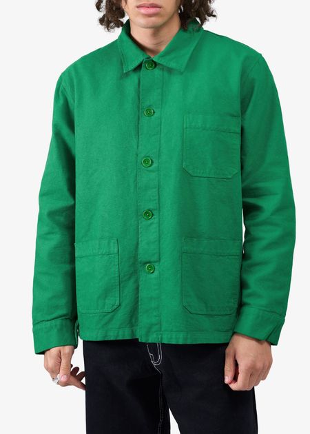 Veste en coton biologique | vert "organic workwear jacket - kelly green"