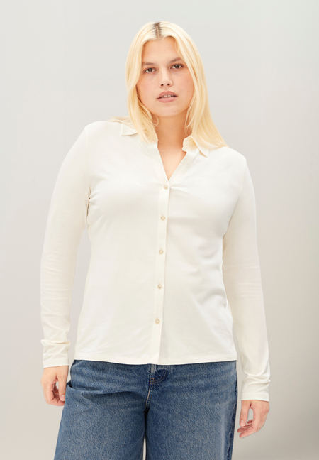 Chemise en coton bio | écru "nalaannia - oatmilk", Armedangels