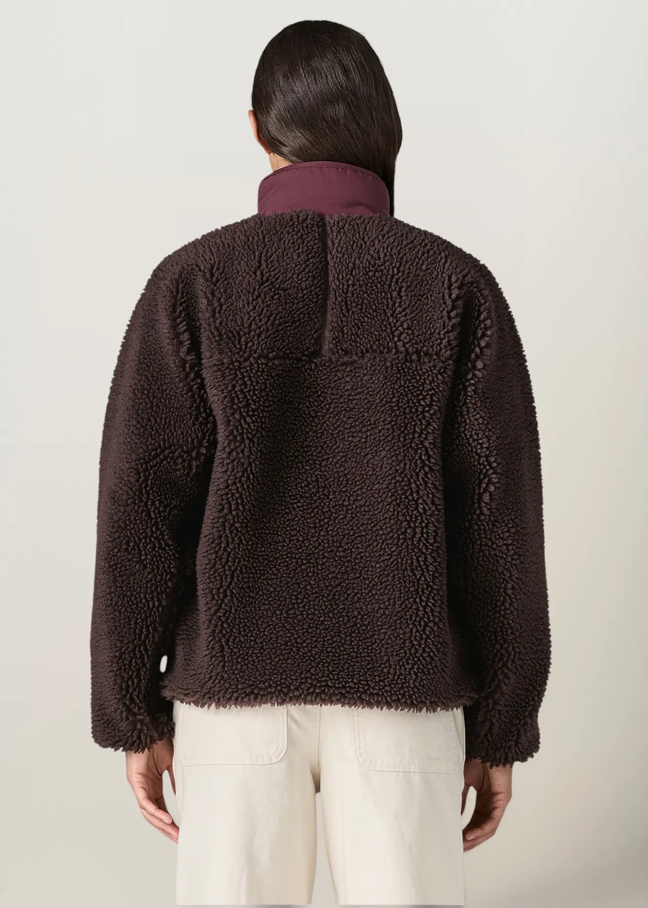Veste polaire en matières recyclées | bordeaux "classic retro-x jkt - dnbr", Patagonia, photo 3