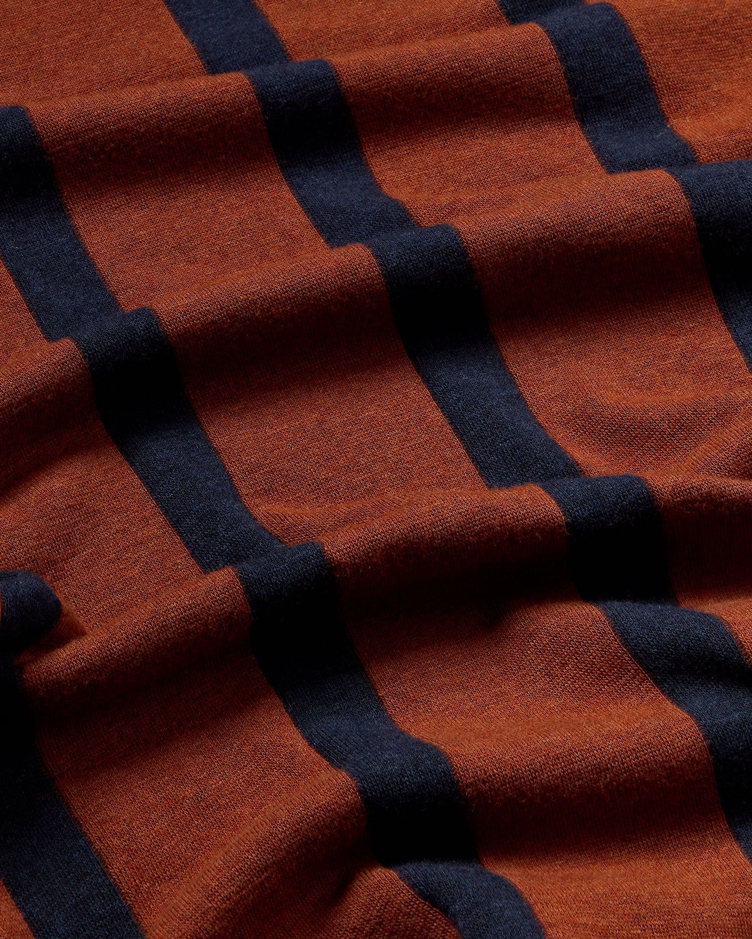 Langarmshirt aus recycelten Materialien | Braun "toasted navy casilda top", Thinking Mu, Foto 7