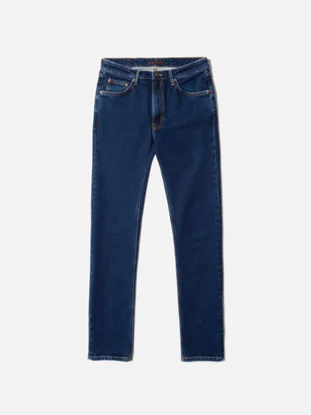 Jean slim en coton bio | bleu "mellow mae indigo rain", Nudie Jeans, photo 3