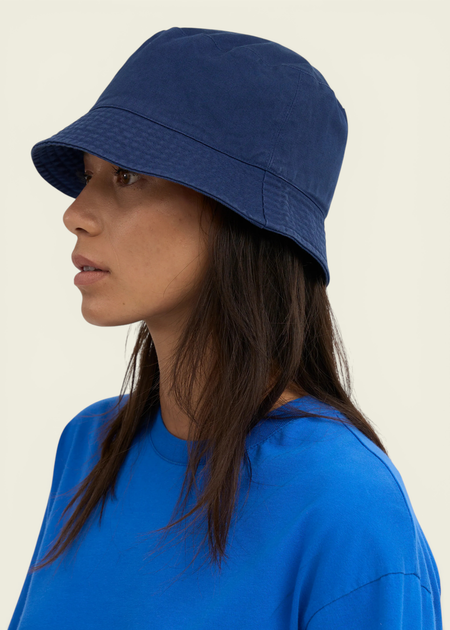 Bob en coton bio | bleu "organic cotton bucket hat - marine blue", Colorful Standard, photo 3