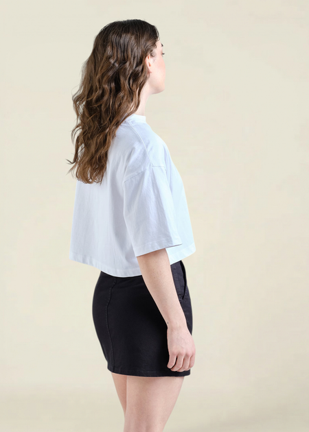 Jupe en coton biologique | noir "Skirt riala black" - Dedicated