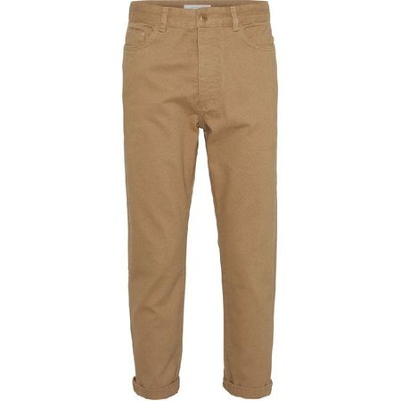 Pantalon droit en twill épais camel en coton bio - bob, Knowledge Cotton Apparel, photo 6