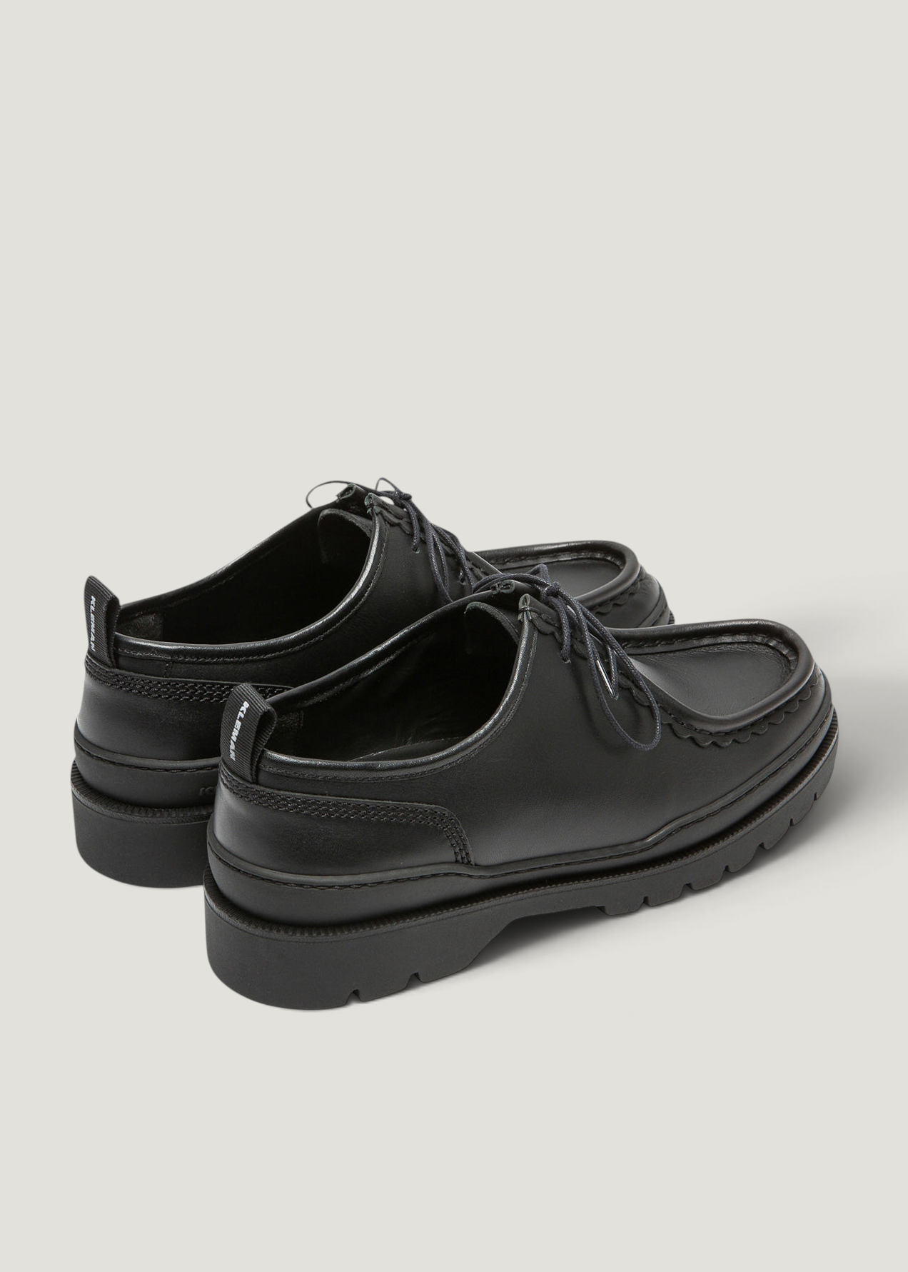 Derbies made in france en cuir certifié | noir "major noir", Kleman, photo 3