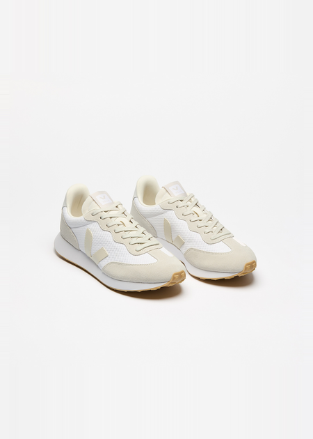 Baskets en mesh recyclé | blanc et beige "rio branco ii - white pierre" - Veja