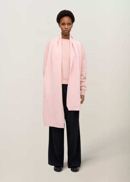 Écharpe en laine mérinos recyclée | rose "Merino wool scarf - faded pink", Colorful Standard, photo 4