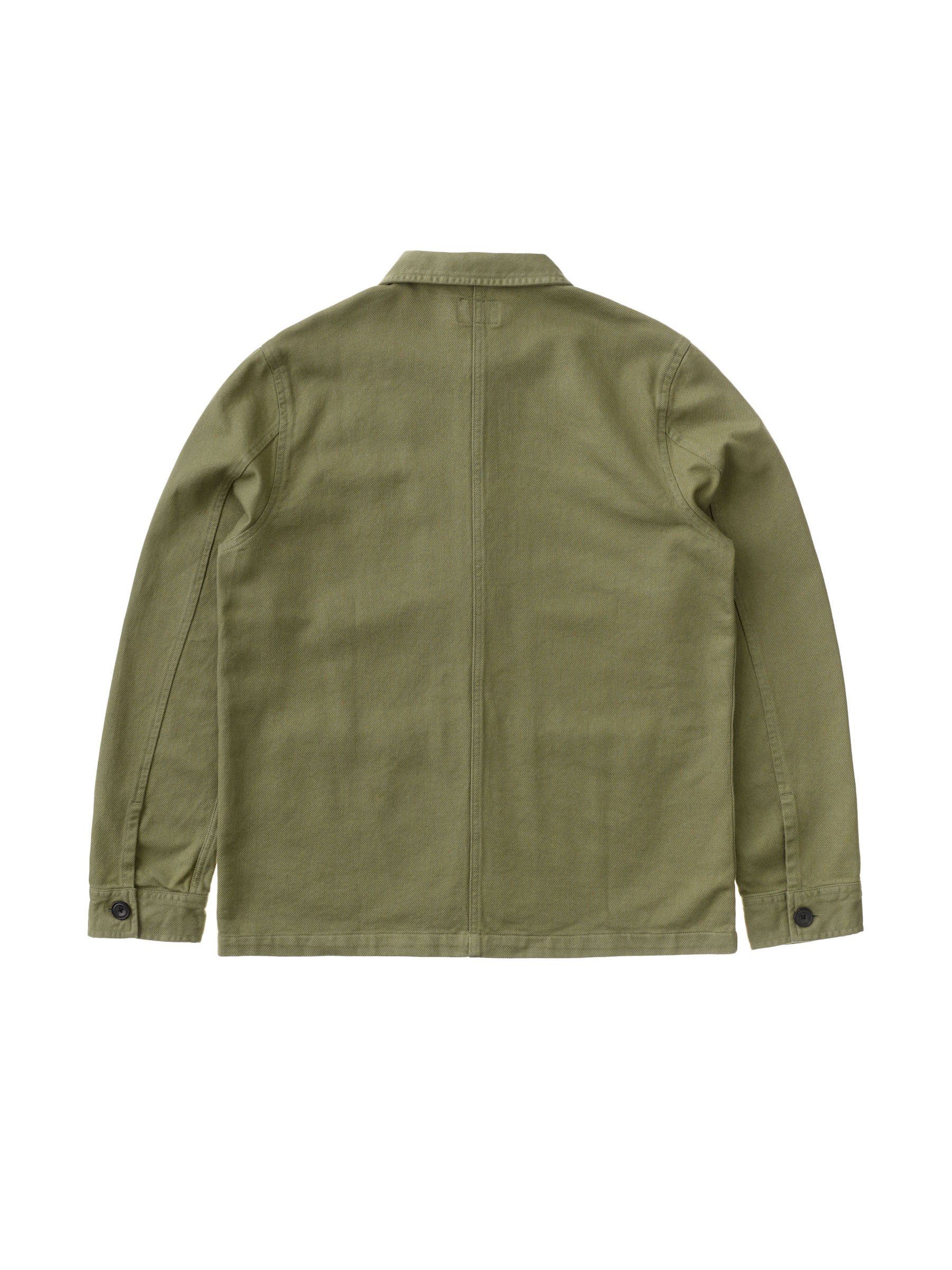 Veste de travail verte en coton bio - barney worker, Nudie Jeans, photo 6