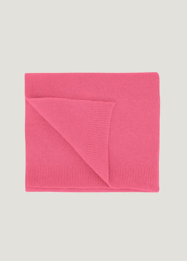 Écharpe en laine mérinos recyclée | rose "Merino wool scarf - bubblegum pink", Colorful Standard