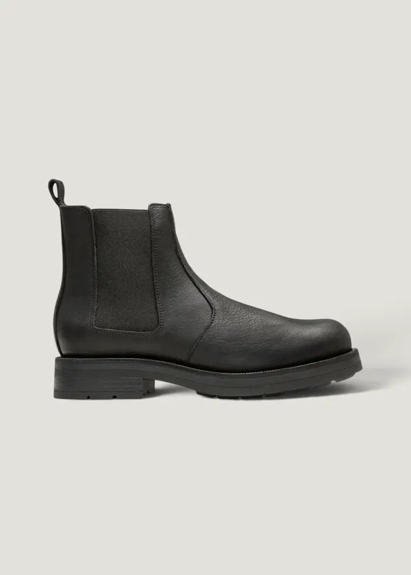 Bottines en cuir certifié | noir "Escouade ng", Kleman