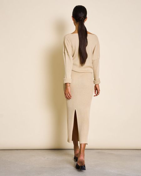 Pull beige en ecovero - lagos ivory, Jan'n June, photo 4