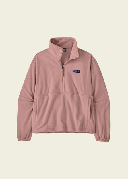 Polaire fine en matières recyclées | rose "W's micro d 1/2 zip fleece p/o - fuzm" - Patagonia