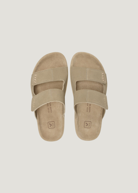 Sandales en cuir suède | beige "Etna - taupe_almond" - Veja