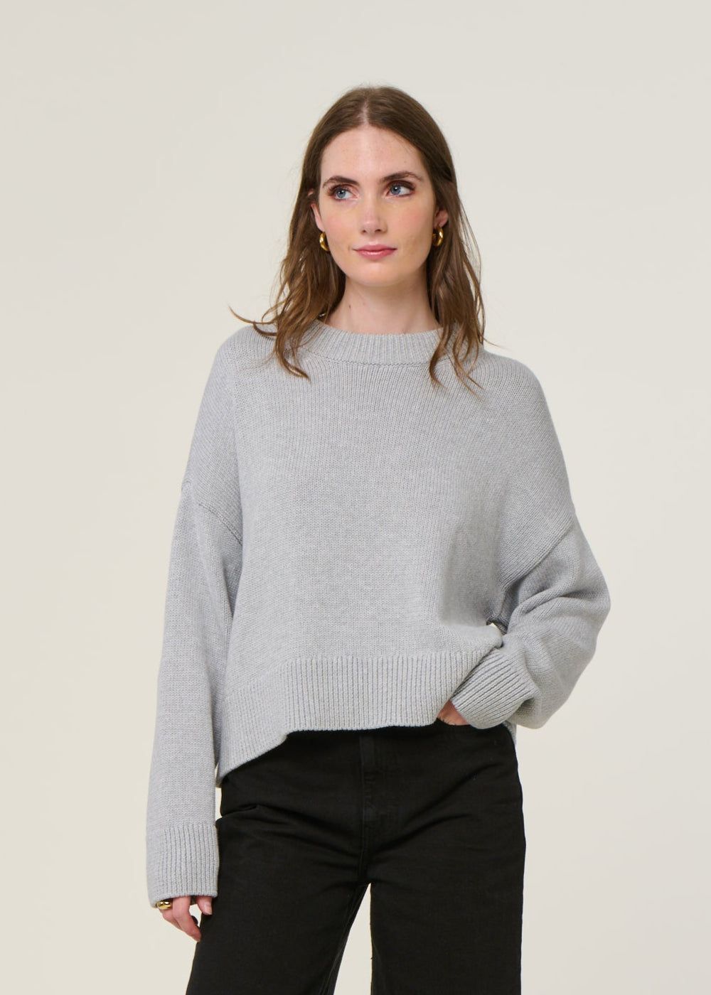 Pullover aus Bio-Baumwolle | Grau "yagmur - light grey", Jan'n June, Foto 1