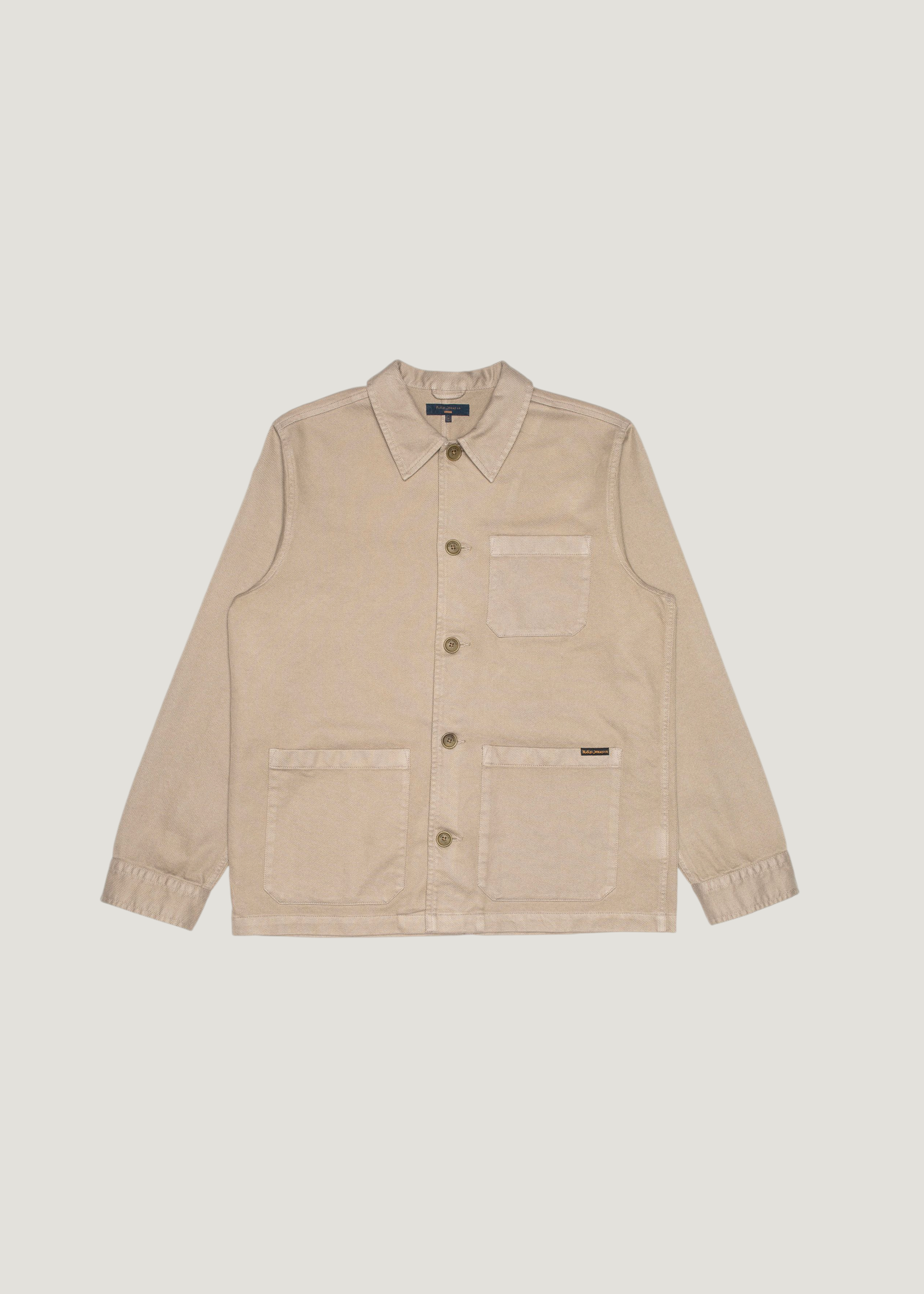 Veste de travail en coton bio | taupe "Barney worker jacket - mud", Nudie Jeans, photo 1
