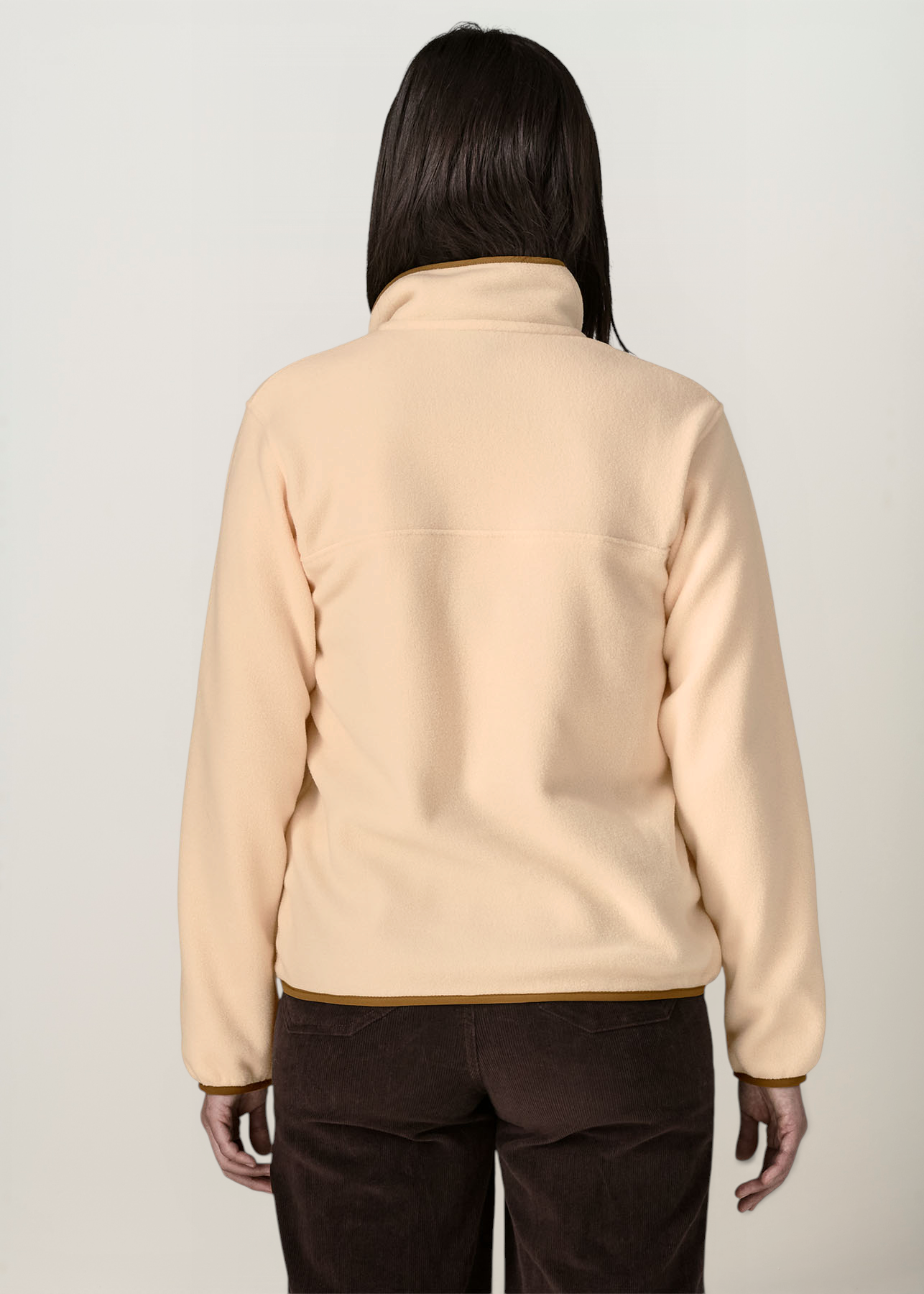 Polaire en matières recyclées | beige "lw synch snap-t p/o - nat", Patagonia, photo 4