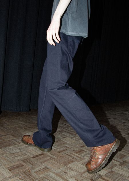 Jean droit large en coton bio | bleu "Tuff tony everblue ", Nudie Jeans, photo 3