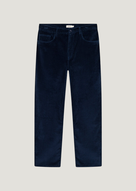 Gerade Cordhose aus Bio-Baumwolle | Blau "Pants hamburg corduroy navy - black iris", Dedicated, Foto 4