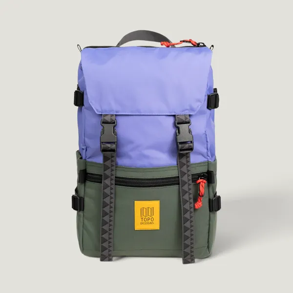 Sac à dos 20L en nylon recyclée | violet et vert "Rover pack classic 20l", Topo Designs