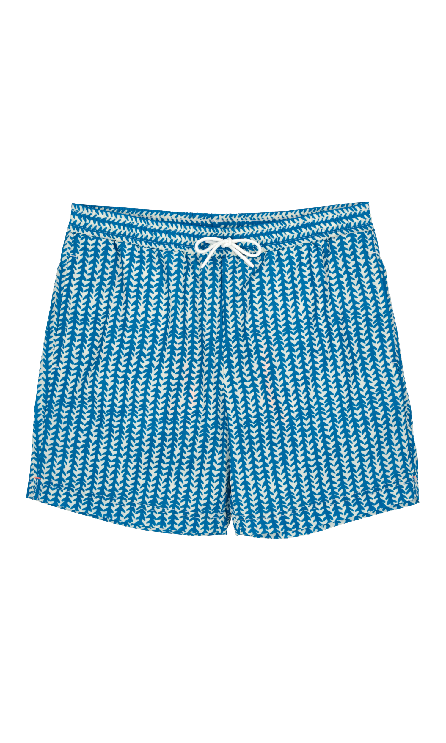 Short de bain à motifs turquoise recyclé, Ecoalf, photo 1