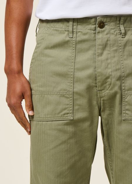 Weite Hose aus Bio-Baumwolle | Grün "tuff tony pants pale green", Nudie Jeans, Foto 2