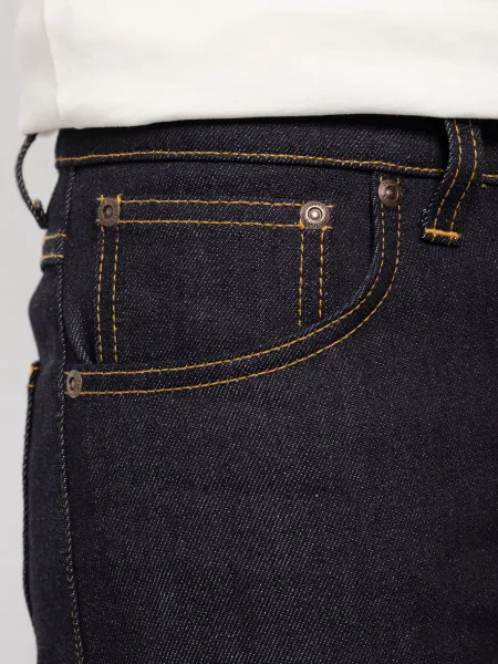 Jean slim indigo brut en coton bio - lean dean dry indigofera, Nudie Jeans, photo 5