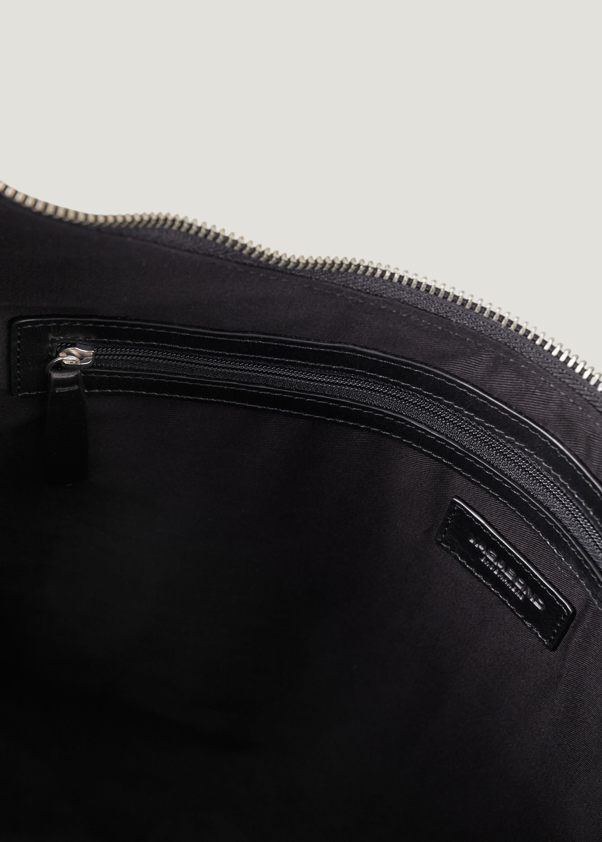 Sac cabas en cuir certifié | noir "hilo", Vagabond, photo 4