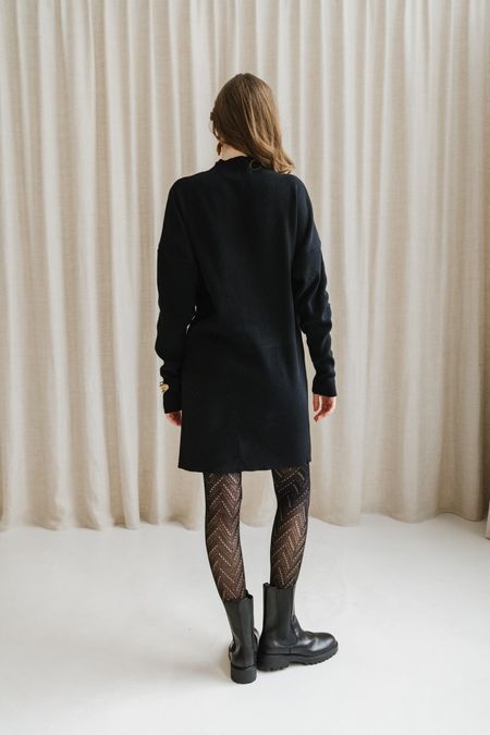Robe Pull Jones Of New York Noire - Taille L - Neuve Avec étiquettes