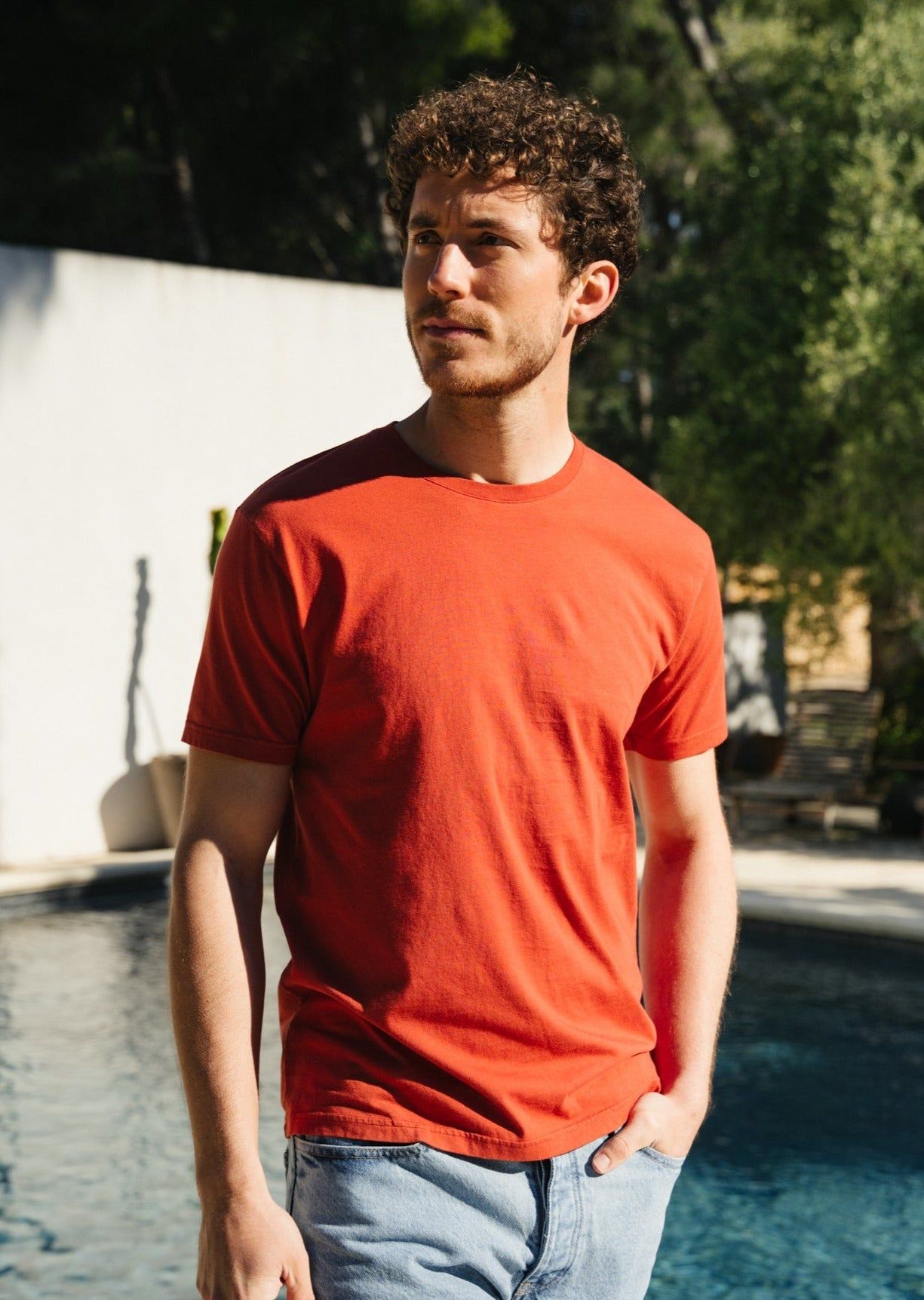 T-shirt manches courtes en coton bio | terracota "dark amber", Colorful Standard, photo 1