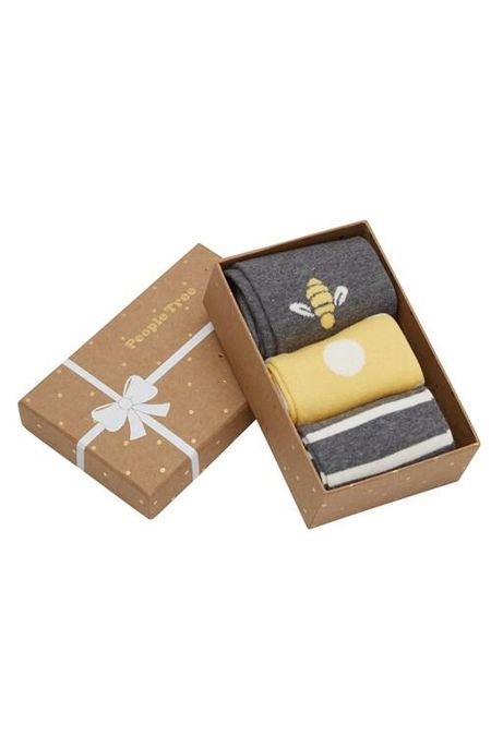 Pack 3 paires de chaussettes en coton bio - bee