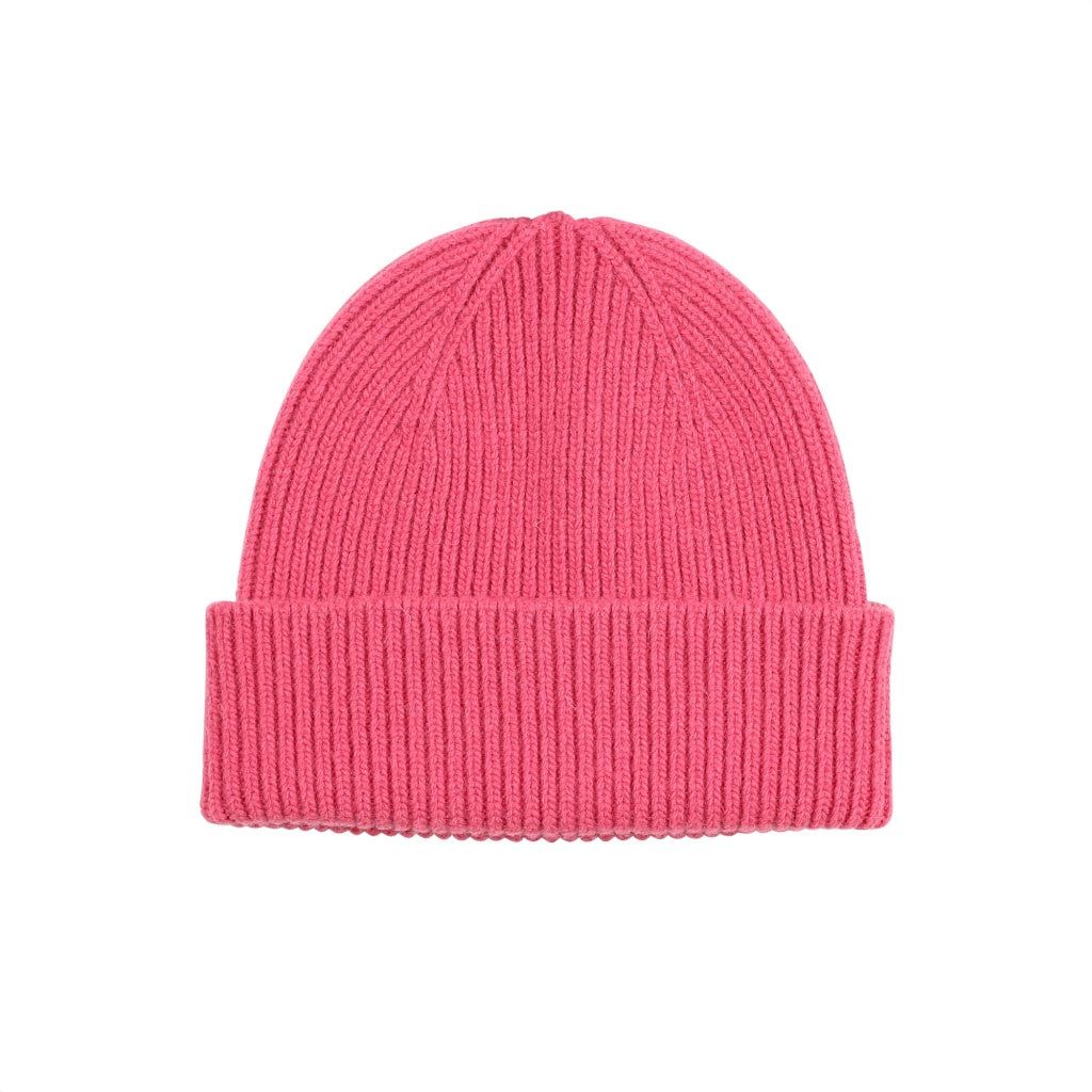 Bonnet rose bonbon en laine mérinos recyclée - merino wool beanie bubblegum pink, Colorful Standard, photo 1