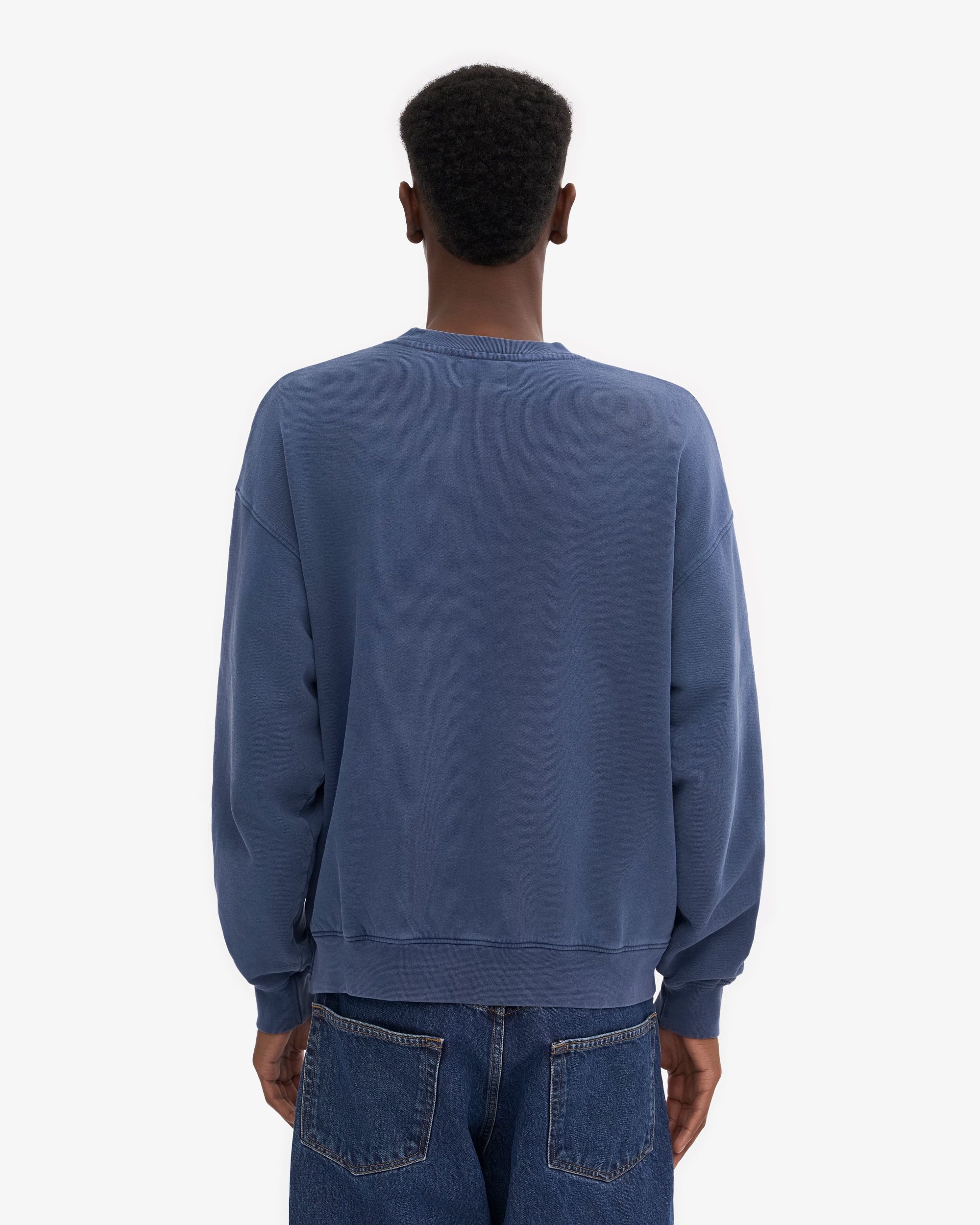 Sweat oversize en coton bio | bleu neptune "neptune blue", Colorful Standard, photo 4