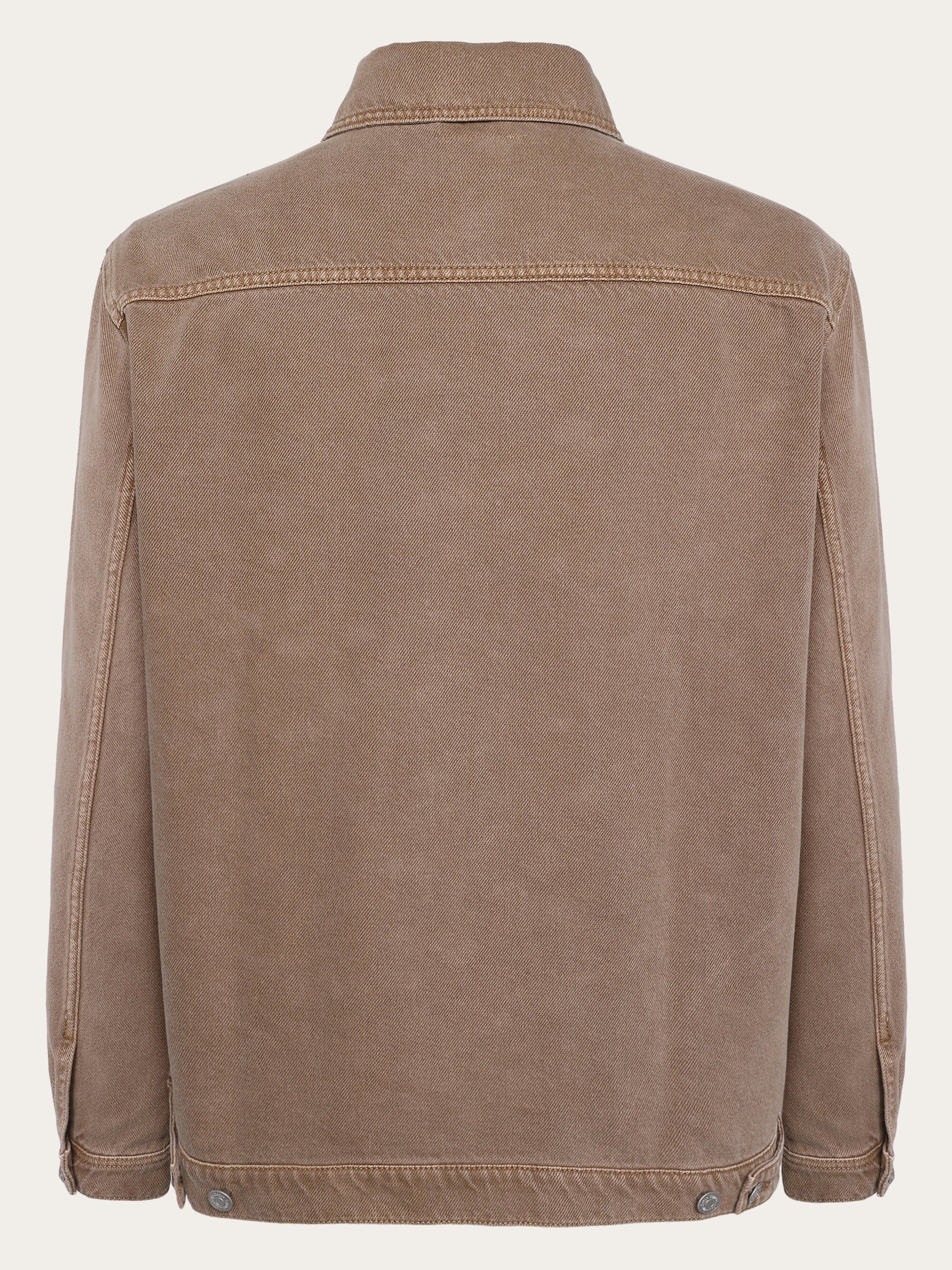 Jacke aus Bio-Baumwolle | Braun "twill workwear jacket tiramisu", Knowledge Cotton Apparel, Foto 2
