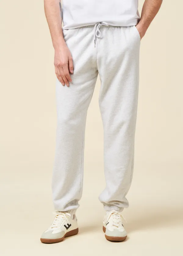 Jogging mixte en coton bio | gris "snow melange", Colorful Standard