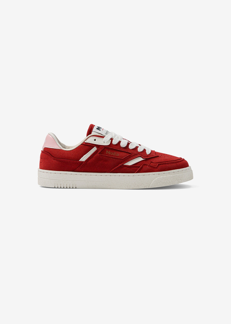 Baskets vegan | gen9 - apple red & pink suede - Moea