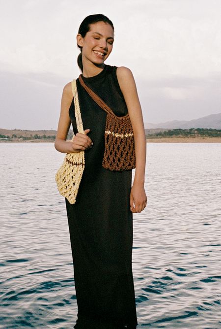 Sac effet macramé | marron "Sac fait-main Hassan", Nitah, photo 2