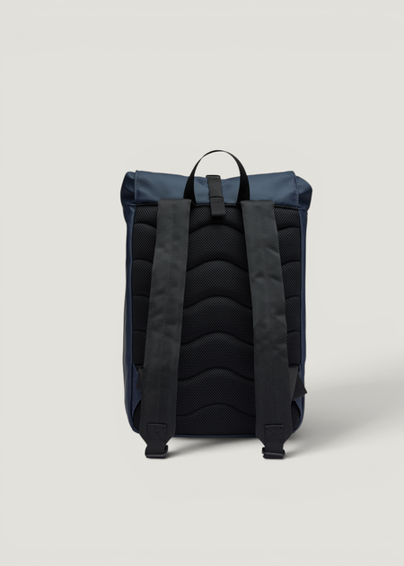 Sac à dos 20l en matière recyclée | bleu "Stream rolltop backpack 14" - navy", Sandqvist, photo 3