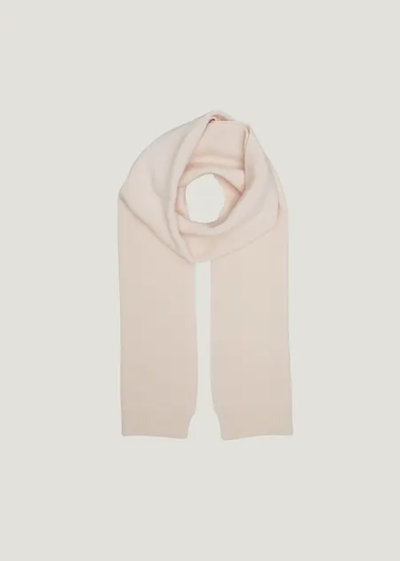 Écharpe en laine mérinos recyclée | beige "Merino wool scarf - ivory white"