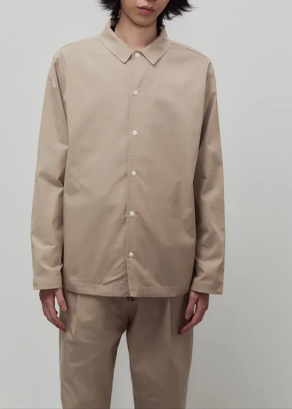 Veste en coton biologique | beige "smart jacket cotton b - taupe", Unfeigned
