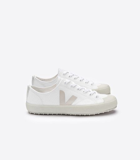 Baskets nova canvas white pierre