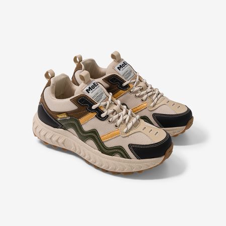 Baskets vegan | multicolore "gen7 - cactus x pineapple - green yellow"