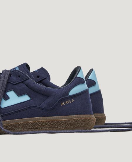 Vegane Sneaker | Blau "burela slim navy sky", Flamingos Life, Foto 4